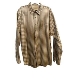 Cabelas Shirt Outfitter Series Mens Size XL Tall Button Down Long Sleeve‎ Dress